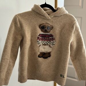 Ralph Lauren Wool Hoodie with Bear
